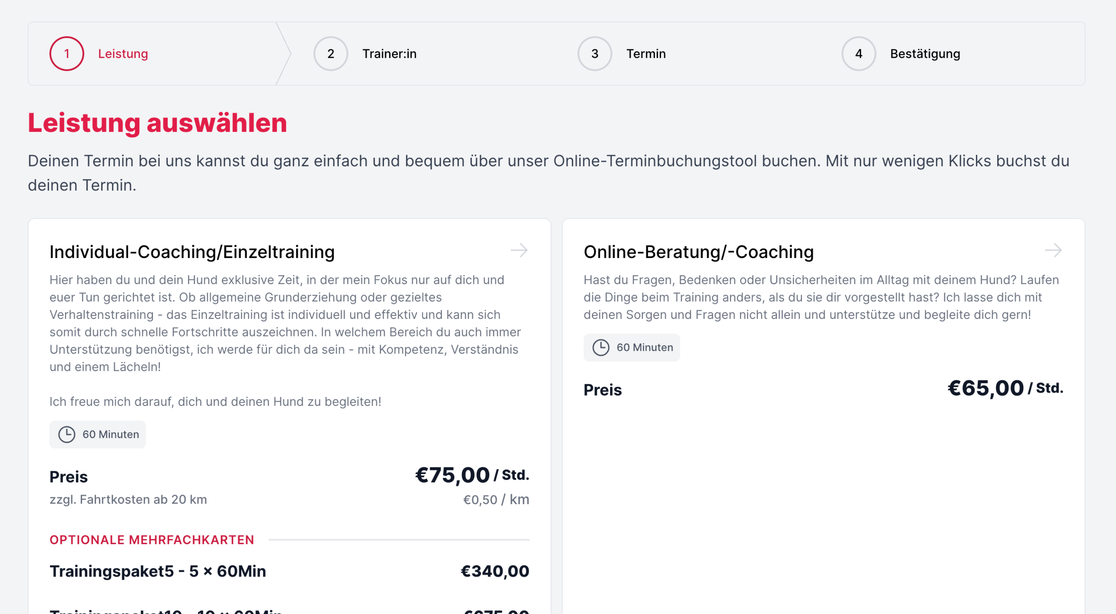 Nie wieder Terminchaos 🤯 - Mit nur wenigen Klicks können Deine Kunden bei dir Einzeltrainings direkt online buchen.